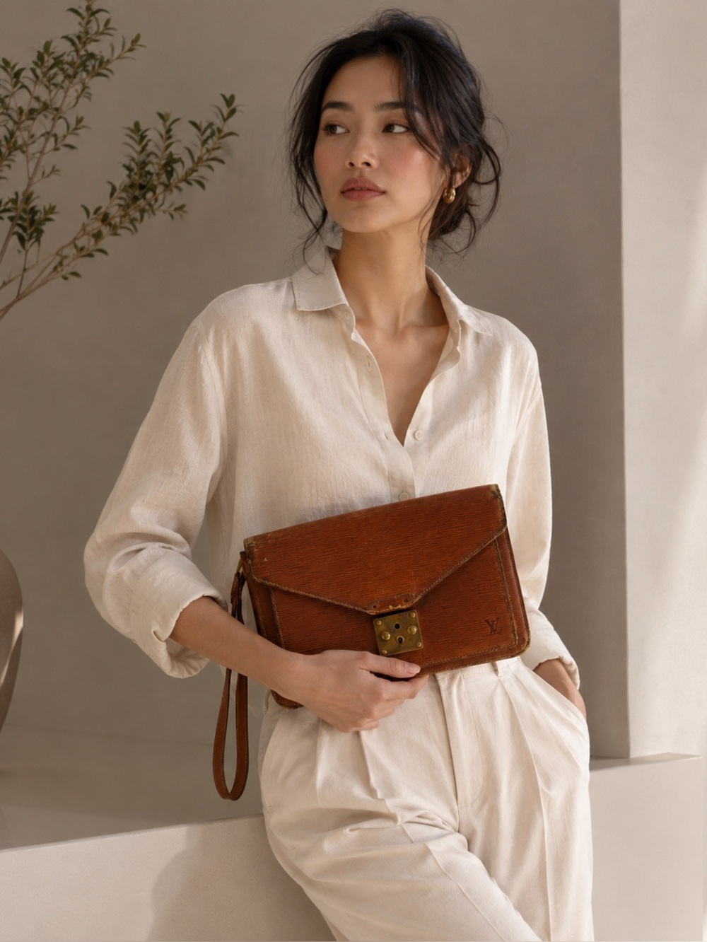 Louis Vuitton Epi Sellier Dragonne Clutch – Kenyan Brown - Imperfect bag 👀 - Picture 8 of 14